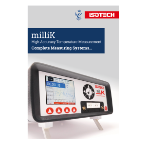 ISOTECH Broschüre <br class="clear" />milliK Complete Measuring Systems